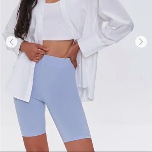 NWT Forever 21 Periwinkle Athletic Bike Shorts - Size S